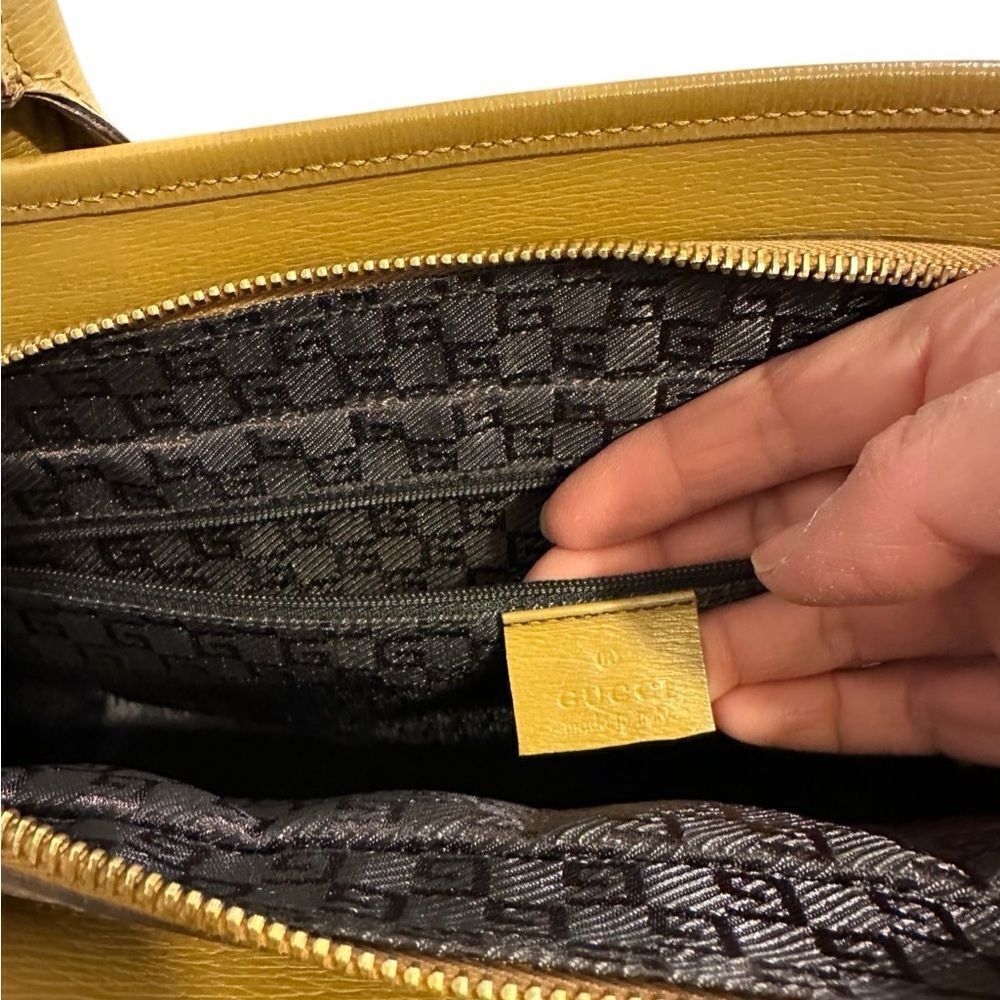 Gucci Kelly Brown Leather Handbag - Picture 7 of 15